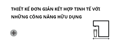 Thiết kế đơn giản tạo thêm sự tiện lợi cho các chức năng cần thiết