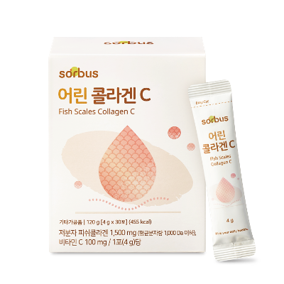Bột Uống Sorbus Collagen Fish Scale + Vitamin C Cao Cấp (30 ngày) Collagen Vảy Cá Cao Cấp, Căng Mịn, Chống Lão Hóa